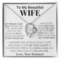 To My Beautiful Wife - Forever Love Necklace