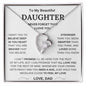 To My Beautiful Daughter - Forever Love Necklace