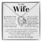 To My Wife - Forever Love Necklace