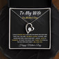To My Wife on Mother's Day - Forever Love Necklace MD008