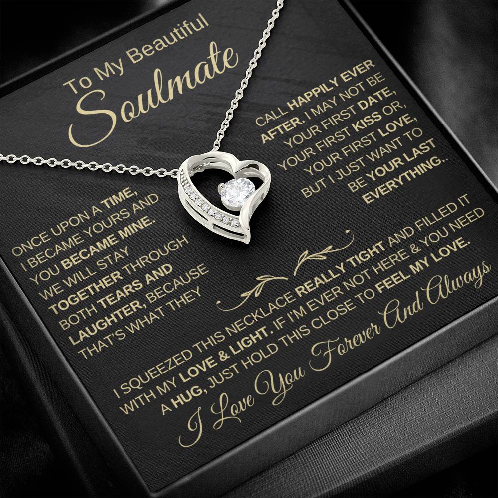 To My Beautiful Soulmate | Always Together | Forever Love Necklace ❤️