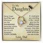 To My Daughter | Forever Love Necklace