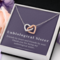 Unbiological Sister | Friendship Knot Necklace | The perfect gift for BFFs