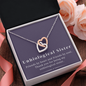 Unbiological Sister | Friendship Knot Necklace | The perfect gift for BFFs