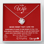 To My Wife | Love Knot Necklace ❤️