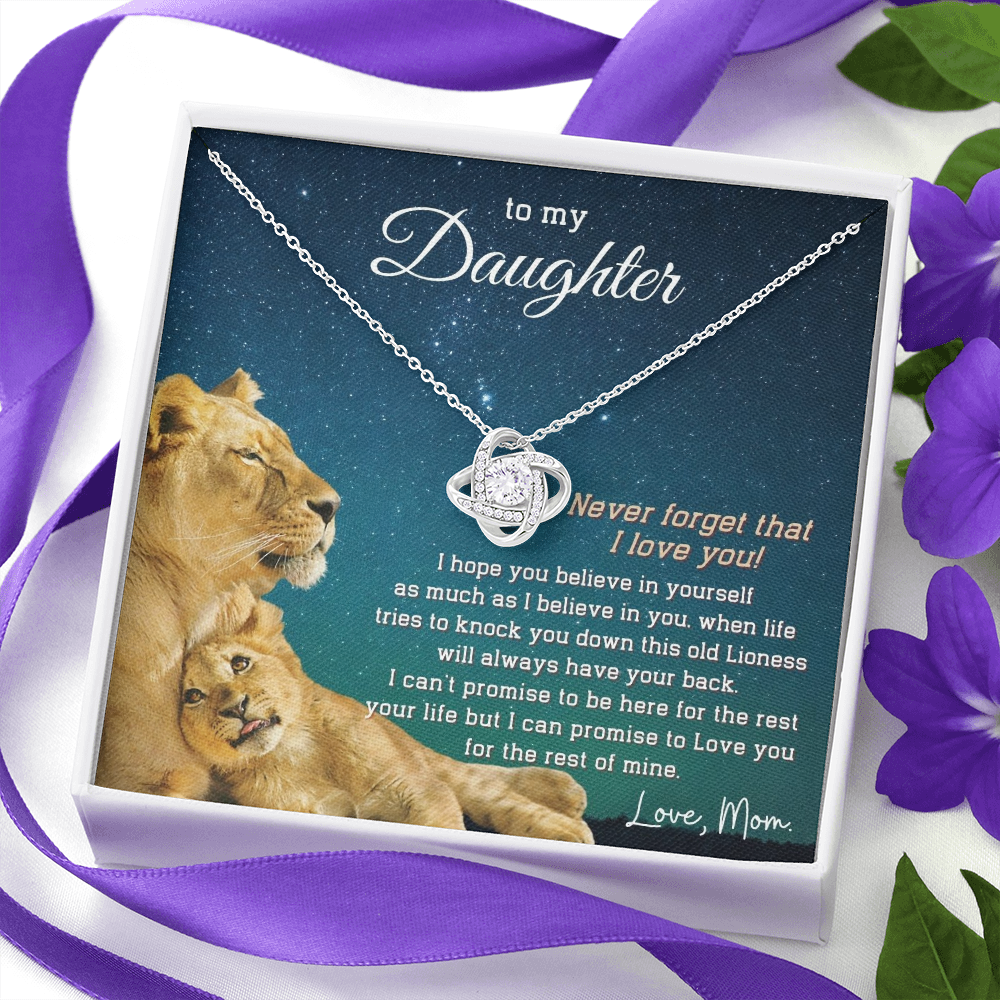 (ALMOST SOLD OUT) To My Daughter | LOVE KNOT NECKLACE 💓💓