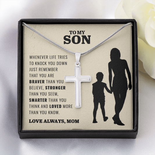 To My Son | Cross Necklace ❤️