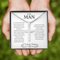 To My Man | You are My Everything | Cross Necklace