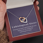 Unbiological Sister | Friendship Knot Necklace | The perfect gift for BFFs