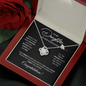 To My Daughter - Graduation - Love Knot Necklace