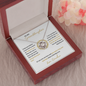 To My Granddaughter | Love Knot Necklace