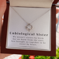 Unbiological Sister | Love Knot Necklace