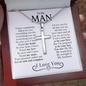 To My Man | You are My Everything | Cross Necklace