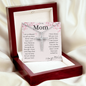 CZ Cross Necklace | To My Mom